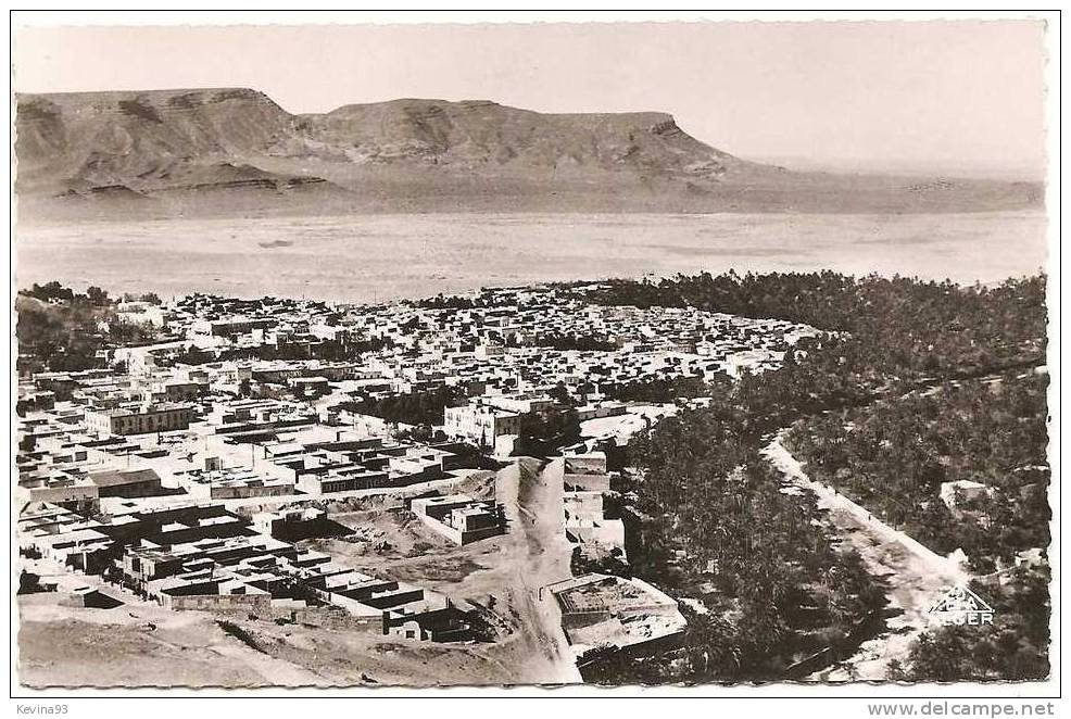 CPSM Bou Saada . Panorama de la Ville vu du kerdada