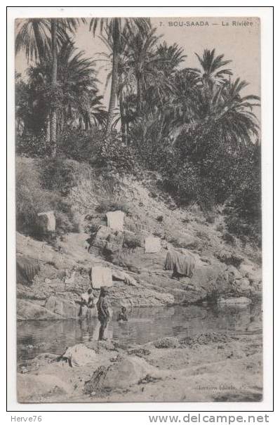 ALGERIE -  BOU-SAADA - la Rivière