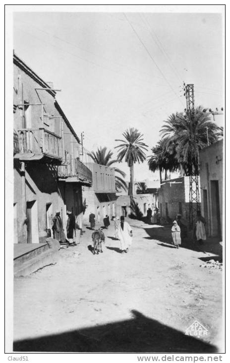 ALGERIE  BOU SAADA -Scéne de la Rue