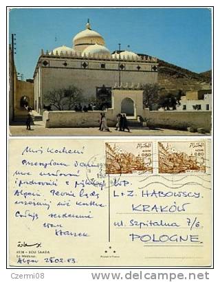Algeria - Bou Saada - La Médersa - used 1983 - stamps