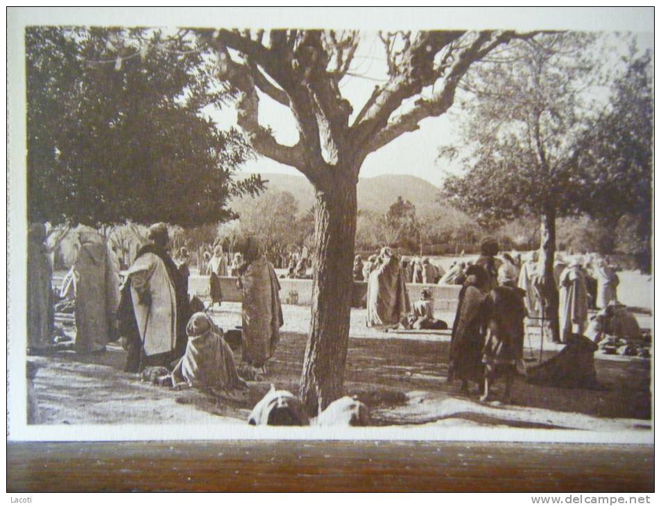 ALGERIE - BOU-SAADA - un coin du marché - CPA n°26