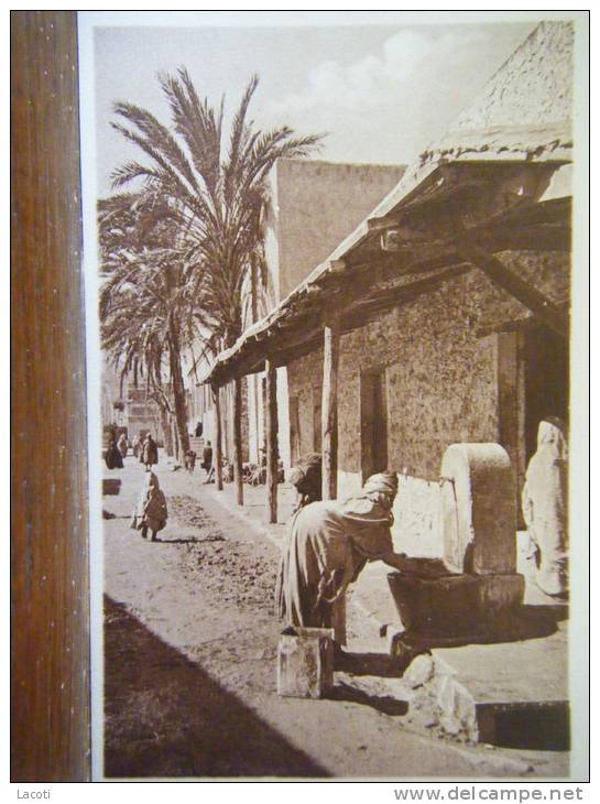 ALGERIE - BOU-SAADA - un petit coin de la rue COUMES