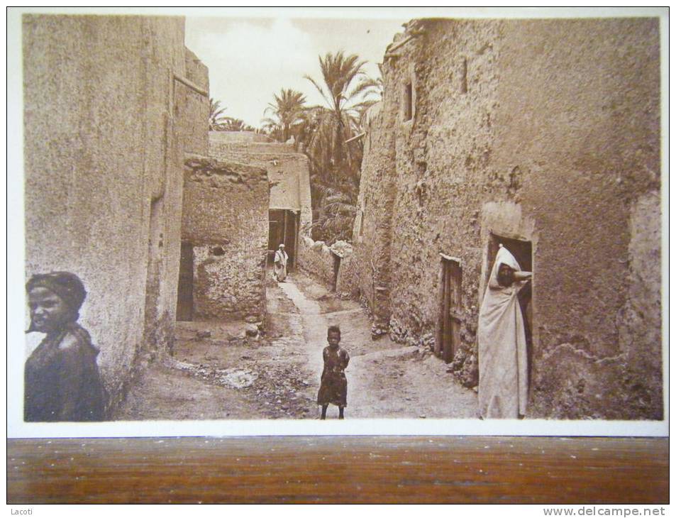 ALGERIE - BOU-SAADA - une rue arabe