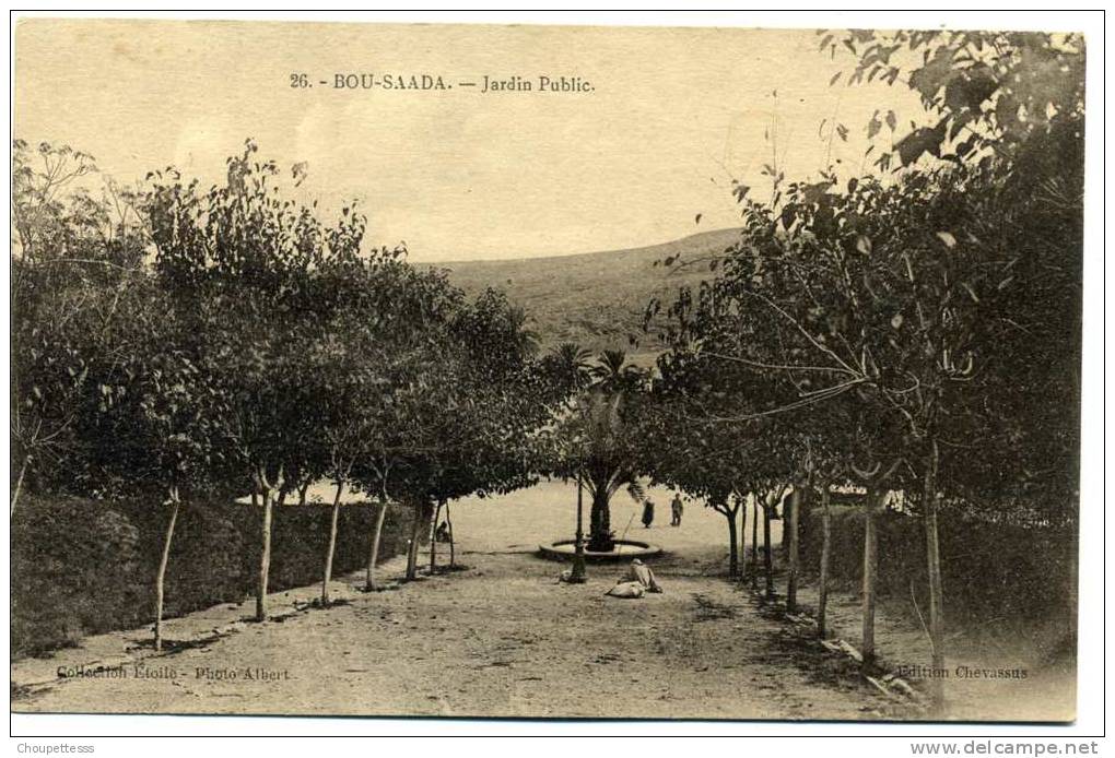Bou  saada -  jardin public  n° 26