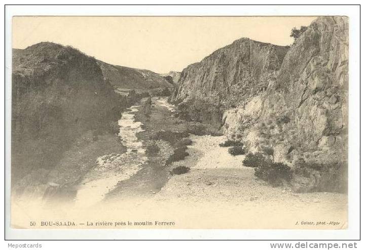 BOU SAADA, Algeria, 00-10s La riviere pres le moulin Ferrero