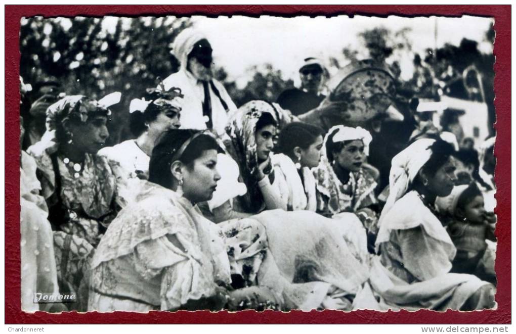 CPSM ALGERIE - Groupe de Femmes - Ouled Nails - BOU SAADA - ALGERIA - AFRICA - AFRIQUE