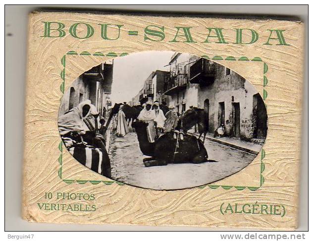 ALGERIE  BOU SAADA POCHETTE DE 10 MINI CARTES INCOMPLETE (reste 9 images )   ............   (Ref D433)