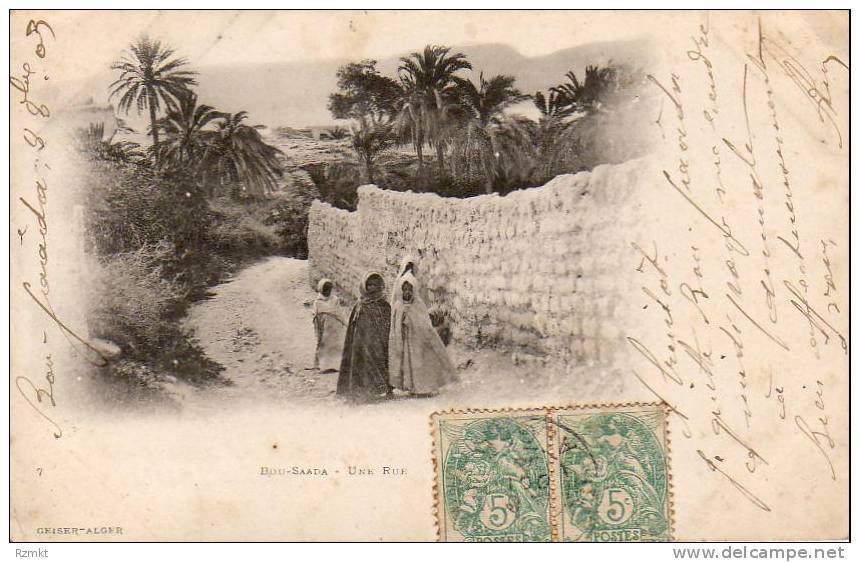 ALGERIE  BOU-SAADA  Une Rue ...... ( Ref FA889 )