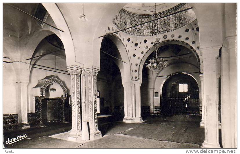 ALGERIE  BOU-SAADA Intérieur de la Mosquée
