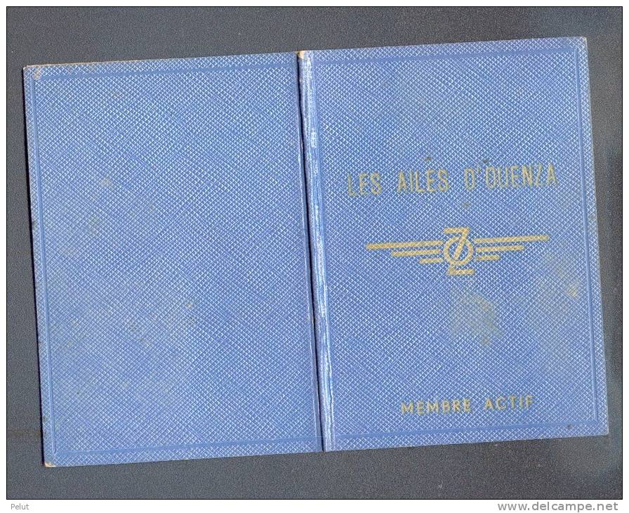 aviation carte 1959 aéro-club d'OUENZA-BAYAD (Bône) Algérie