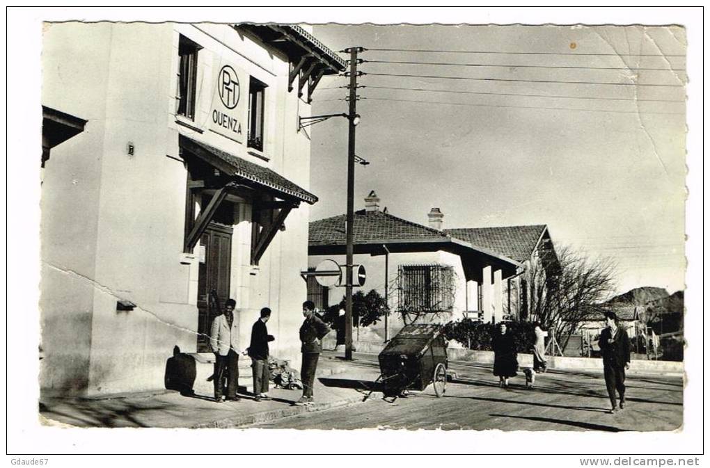 OUENZA (ALGERIE) - CPSM (FORMAT CPA) - LE BUREAU DES P.T.T