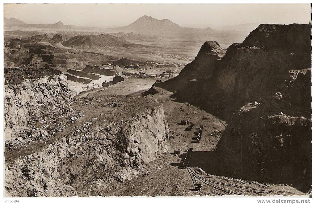 ALGERIE  OUENZA  chantier sainte barbe niveau 800m .............. K86