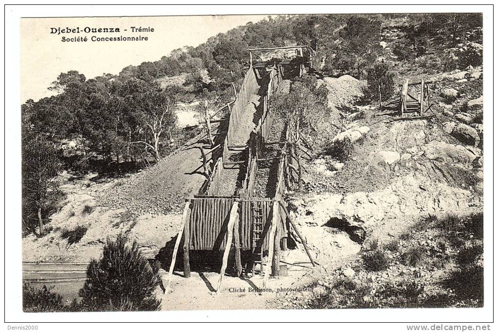 MAROC - DJEBEL OUENZA - Trémie - Société Concessionnaire  - Ed. Bellisson