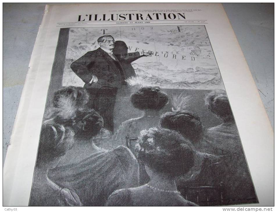 L´ILLUSTRATION DU 13 MARS 1909  MINES DE L'OUENZA - PROJET DE TRANSFORMATION DE LA MENAGERIE DU JARDIN DES PLANTES