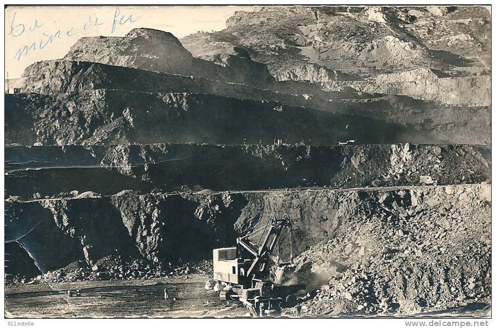 Mine ,  OUENZA (algérie ) chantier sainte barbe ( Mine de fer ) - état moyen