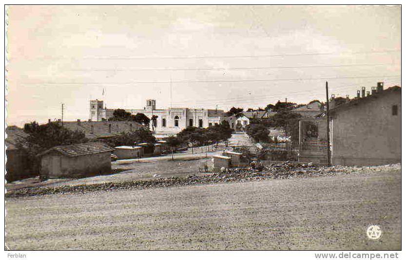 AFRIQUE. ALGERIE. OUENZA. Vue sur Les Grands Bureaux. Carte Dentelée.