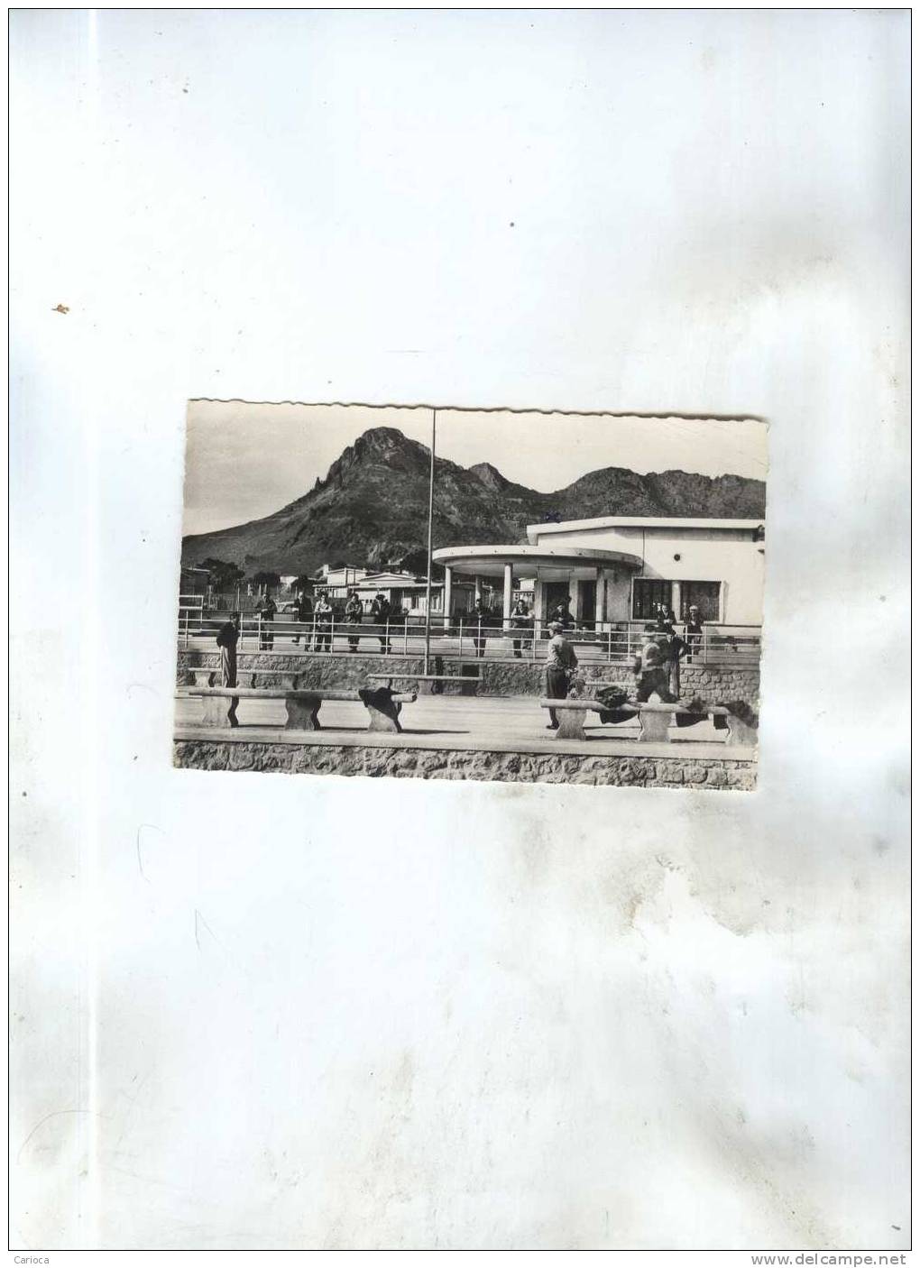 CPM OUENZA  EN  1958 LE BOULODROME