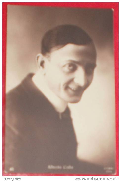 cartolina d´epoca Alberto Collo attore di cinema