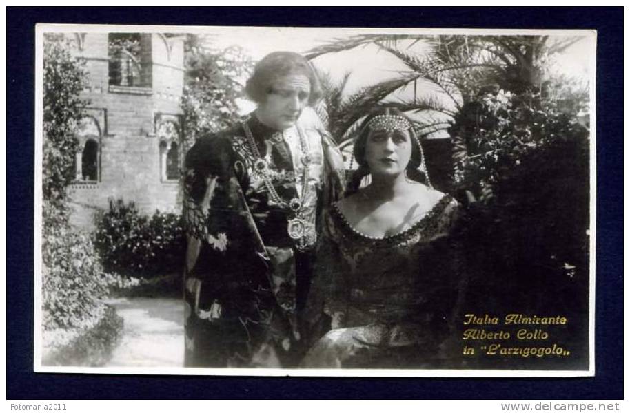 Cartolina Cinema - Italia Almirante - Alberto Collo
