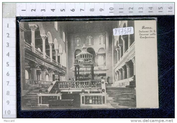 X47597 ROMA INTERNO DI SAN LORENZO COLLO CONFESSIONE