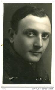 CINEMA FILM MOVIE STAR ACTOR ATTORE ALBERTO COLLO 1920