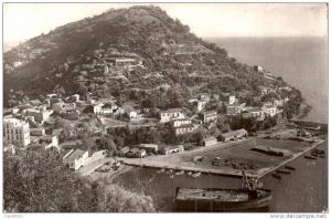 ALGERIE COLLO LA PRESQU'ILE ET LE PORT CPSM CIRCULEE 1955