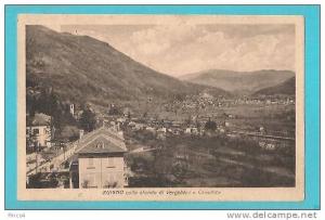 VARESE ZUIGNO COLLO SFONDO DI VERGOBBIO E CANONICA CARTOLINA FORMATO PICCOLO VIAGGIATA