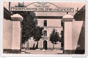 COLLO - Maison de Repos - Colonie de Vacances - KASR et TAMANIA - Service Social de l'Armée - 9 x 13,7 cm -
