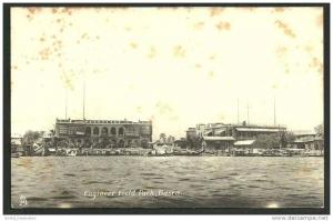 IQ16 Engineer Field Park BASRA  Tucks Collo Photo Postcard for A Kerim Basra