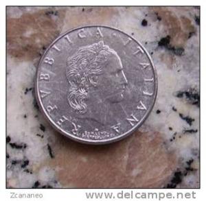 MONETE DA 50 LIRE ITALIA DEL 1991 - CON ROMBO SOTTO IL COLLO -
