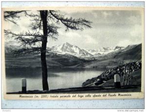 MONCENISIO - VEDUTA PARZIALE DEL LAGO COLLO SFONDO DEL PICCOLO MONCENISIO 1942