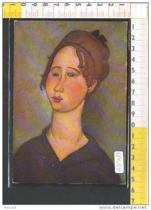V87469 PITTURA E QUADRI MODIGLIANI LA BORGONONA DONNE COLLO LUNGO