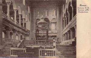 ROME ** ROMA **  INTERNO DI S LORENZO COLLO CONFESSIONE