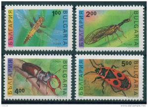4106 Bulgaria 1993 Animali & Fauna >   Insetti     Camel collo volare; bug Fire ** MNH