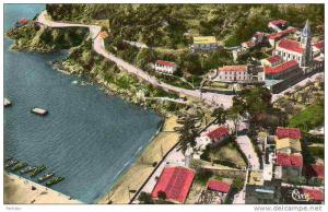 AFRIQUE. ALGERIE. COLLO. Vue Générale sur Le Port et L'Eglise. Carte Dentelée.