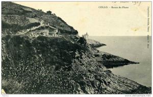 CPA  algérie collo route du phare