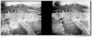 Plaque Photo Stéréo - PN 0110 - ALGERIE - BÔNE - HIPPONE - Ruines Romaines