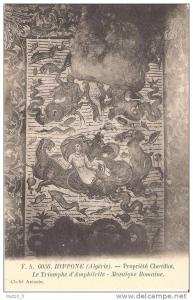 AK 377  Hippone , Propriété Chevillot - Le Triomphe dÂ´Amphitrite / Mosaique Romaine um 1910