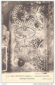 AK 376  Hippone , Propriété Chevillot / Mosaique Romaine um 1910-20