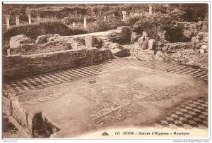 algerieBONE RUINES D´HIPPONE MOSAIQUE N°66