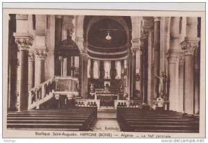 CPM  BONE BASILIQUE ST AUGUSTIN, HIPPONE, LA NEF CENTRALE