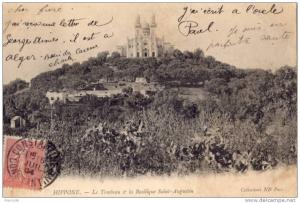 CPA - Hippone - Le tombeau et la basilique St Augustin