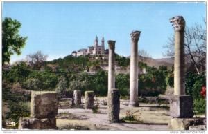 CPSM carte postale ancienne AFRIQUE ALGERIE BONE Bône ruines d'Hippone