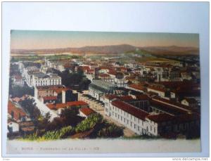ALGERIE    BÔNE-HIPPONE  -  Panorama de la  VILLE   -  Carte couleur