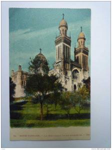 ALGERIE    BÔNE-HIPPONE  -  La Basilique St-Augustin   -  Carte couleur