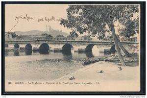 Bone --- La Seybouse a Hippone  et la Basilique Saint - Augustin