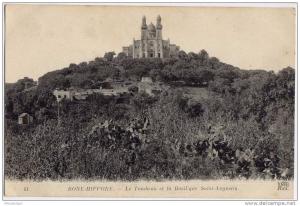 CPA Algérie - Bone Hippone - Le Tombeau et la Basilique Saint Augustin
