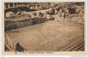 ALGERIE - BONE  -  2CP N°66 Ruines D'Hippone Mosaiques - N°69 Mur Punique