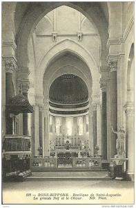 BONE-HIPPONE.  Basilique de Saint-Augustin. La grande Nef et le Choeur.