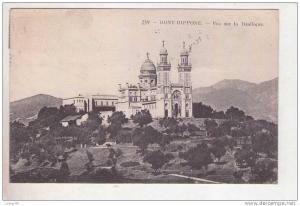 1 cpa BONE - HIPPONE - vue sur la Basilique